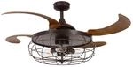 BEACON Deckenventilator Fanaway Industri Bronze 122 cm mit Beleuchtung und