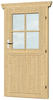 Skan Holz Einzeltür BxH 78,5 x 186,5 cm Anschlag rechts für 45 mm Häuser