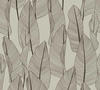 Bricoflor Blätter Tapete in Greige Moderne Skandinavische Mustertapete mit Blatt