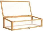 Tectake Fr&uuml;hbeet Aufsatz Aus Holz Witterungsbest&auml;ndig 115 x 53 x 34 cm Braun