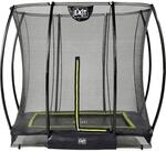 EXIT Silhouette Bodentrampolin 153 cm x 214 cm mit Sicherheitsnetz Schwarz