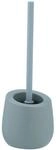 Wenko WC-Garnitur Badi Blaugrau Keramik, 13.5 x 38 x 13.5 cm Blau