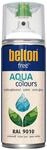 Belton Free AQUAcolours Buntlack RAL 9010 Reinwei&szlig; seidengl&auml;nzend 400 ml