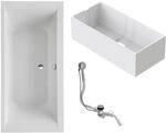 Ottofond Duo Wanne-Set 170 cm x 75 cm Wei&szlig;
