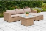 Garten Eckbank-Gruppe Veneto 2-tlg. Natur