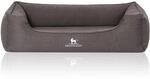 Knuffelwuff Hundebett Leano Orthop&auml;disch Velours &Uuml;bergr&ouml;&szlig;e XXXL 155 x 105cm