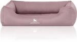 Knuffelwuff Hundebett Leon Orthop&auml;disch Wasserabweisend Velours XL 105 x 75cm...