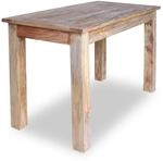 vidaXL Esszimmertisch Massivholz 120 x 60 x 77 cm