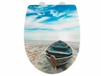 Wenko Premium WC-Sitz Boat High Gloss Thermoplast Mehrfarbig