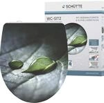 Sch&uuml;tte WC-Sitz Rain Drop Duroplast mit Absenkautomatik & Schnellverschluss