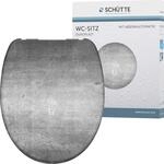 Sch&uuml;tte WC-Sitz Industrial Grey Duroplast mit Absenkautomatik