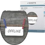 Sch&uuml;tte WC-Sitz Offline Duroplast mit Absenkautomatik
