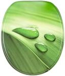 Sanilo WC Sitz mit Absenkautomatik Green Leaf, Hochwertiger und Stabiler