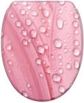 SANILO WC Sitz mit Absenkautomatik Top Fix Pink Flower