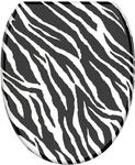 SANILO WC Sitz mit Absenkautomatik Top Fix Zebra