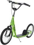 HOMCOM Kinderroller mit Luftreifen Handbremse