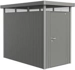 Biohort Metall-Ger&auml;tehaus HighLine Quarzgrau-Metallic 3,3m&sup2; Standardt&uuml;r