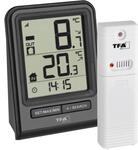 TFA Funk-Thermometer Prisma mit Au&szlig;ensender Schwarz