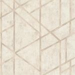 Bricoflor Art D&eacute;co Tapete Creme Gold Elegante Vliestapete Geometrisch f&uuml;r