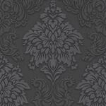 Bricoflor Barock Tapete mit Glitzer Effekt Neobarock Vliestapete in Schwarz...
