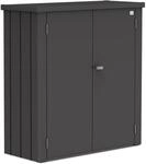 Biohort Terrassenschrank Romeo Gr. M Dunkelgrau HxBxT: 140 cm x 132 cm x 57 cm