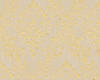 Bricoflor Barock Textiltapete Beige Gold Ornament Vliestapete mit Textil Muster mit