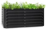 Blumfeldt High Grow Straight Hochbeet Gartenbeet 120x60x60 cm 432 L Stahl...