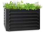 Blumfeldt High Grow Straight Hochbeet Gartenbeet 100x60x100 cm 600 L Stahl