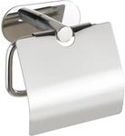 Wenko Toilettenpapierhalter Turbo-Loc Edelstahl mit Deckel Orea Shine