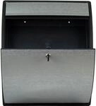 Burg-W&auml;chter Kunststoff-Briefkasten Turn 4942 Anthrazit-Edelstahloptik
