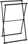 Wenko Handtuchst&auml;nder Lava Klappbar 53,5 cm x 80,5 cm x 35 cm Schwarz