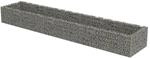 vidaXL Gabionen-Hochbeet Stahl 450x90x50 cm 595130