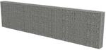 vidaXL Gabionenwand mit Abdeckung Verzinkter Stahl 600x30x150 cm 143585