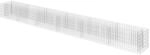 vidaXL Gabionen-Hochbeet Verzinkter Stahl 540x50x50 cm 143567