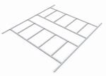 Pergart Bodenfundament Frankfurt II 1112 Alu 309 cm x 352 cm x 2,6 cm