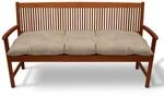Beautissu Flair BK Bankpolster 120x50x8cm Natur