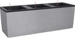 Lechuza&reg; Pflanzgef&auml;&szlig; Trio Stone 100 cm x 32 cm x 34 cm Steingrau