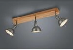 Trio Spot Scheinwerfer-Flutlicht Delhi Nickel antik 3-flammig E14