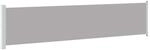 vidaXL Ausziehbare Seitenmarkise 140x600 cm Grau 313373