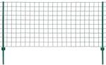 vidaXL Metallzaun Stahl 20 x 1,5 m Gr&uuml;n 142813