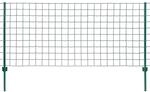 vidaXL Metallzaun Stahl 20 x 1,2 m Gr&uuml;n 142812