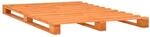 vidaXL Palettenbett Braun Massivholz Kiefer 140x200 cm619032