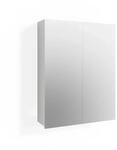 Vicco Badspiegelschrank Freddy Wei&szlig; Hochglanz 60 x 77 cm