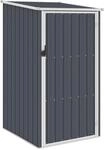 vidaXL Ger&auml;tehaus Anthrazit 87x98x159 cm Verzinkter Stahl 661067