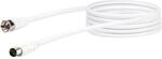 Schwaiger SAT-Anschlusskabel 75 dB 3 m F-Stecker/IEC-Buchse
