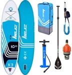 ZRAY Aufblasbares Stand Up Paddle Board X2 Komplettset Blau 330 x 81 x 15 cm inkl.