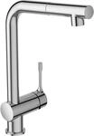 Ideal Standard K&uuml;chenarmatur Ceralook h.Auslauf herausziehbare Handbrause Chrom