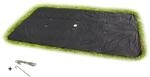 EXIT Ebenerdiges Trampolin Abdeckplane Rechteckig 305 cm x 519 cm