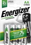 Energizer Akku Universal AA Mignon 1300 mAh 4 St&uuml;ck