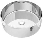vidaXL Waschbecken 40 x 15 cm Keramik Silbern 143499